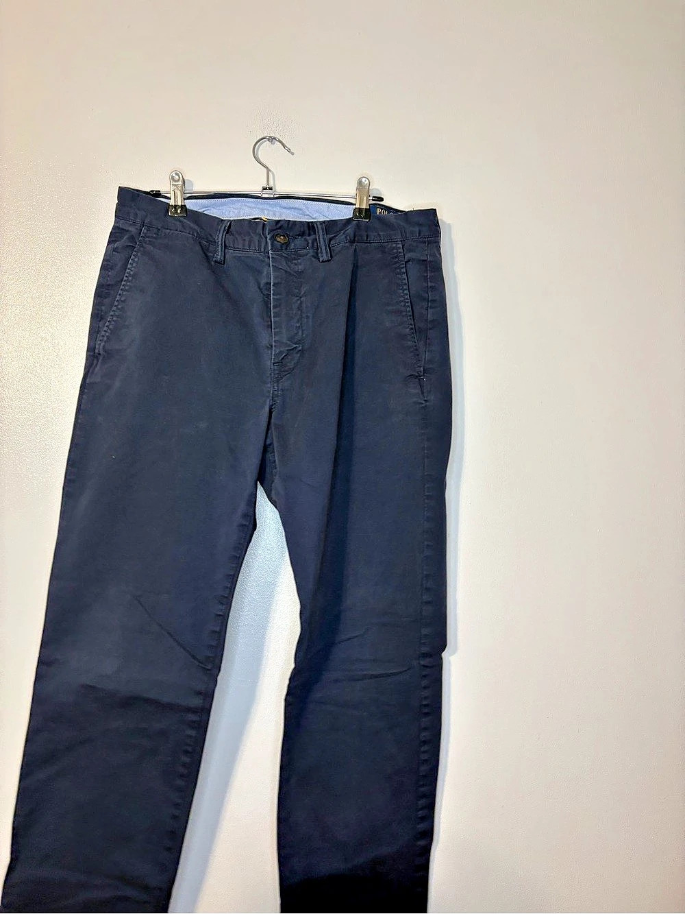 Polo Ralph Lauren Stretch Straight Fit Chino Pants Blue Waist 32/32